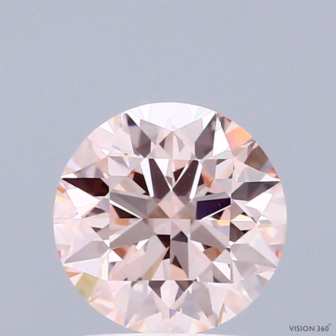 1.5ct Round FANCY PINK VVS2 Lab Created Diamond