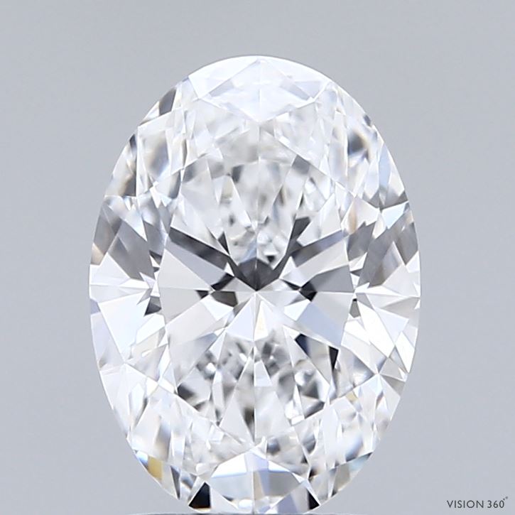 2.05ct Oval D VVS1 Lab Created Diamond