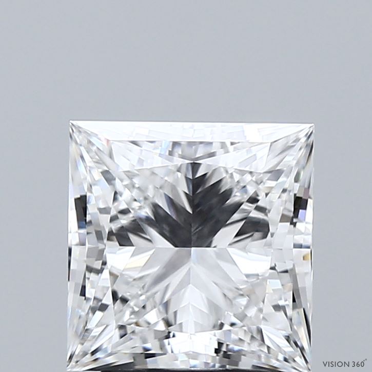 2.61ct Princess D VVS1 Lab Created Diamond