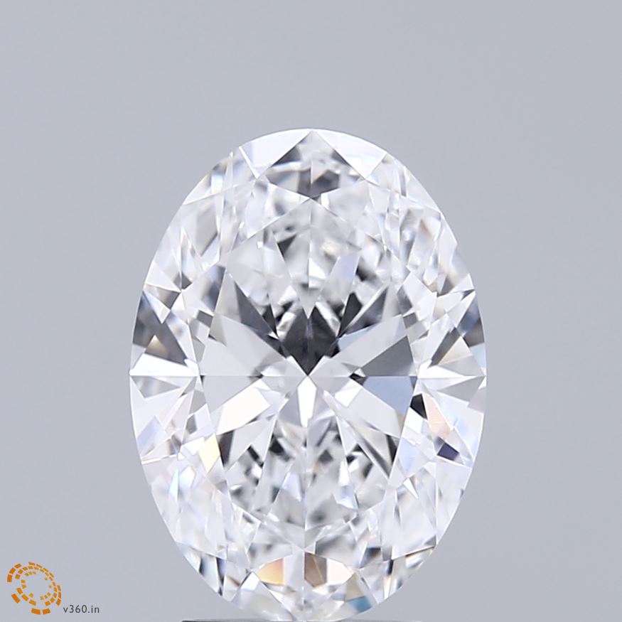 3.01ct Oval D VVS1 Lab Created Diamond