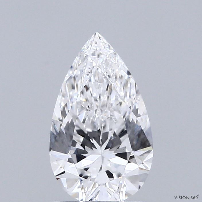 1ct Pear D VS1 Lab Created Diamond
