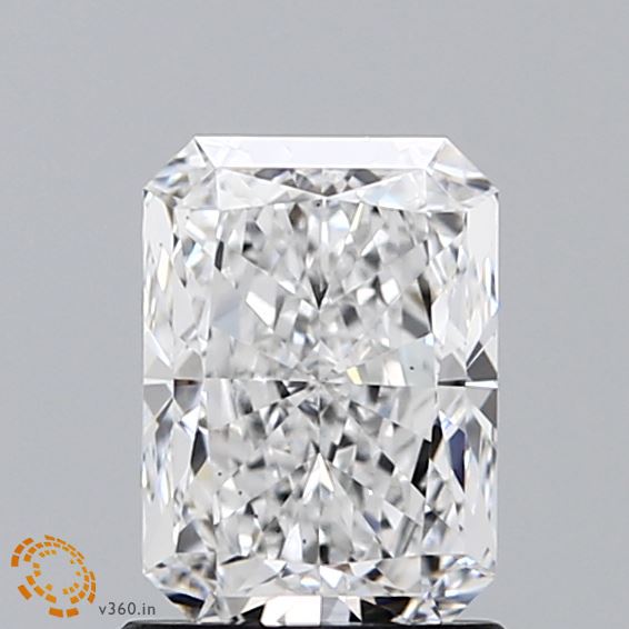 1.19ct Radiant D VS1 Lab Created Diamond
