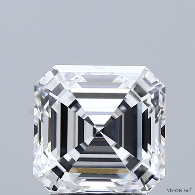 2.11ct Asscher D VVS2 Lab Created Diamond