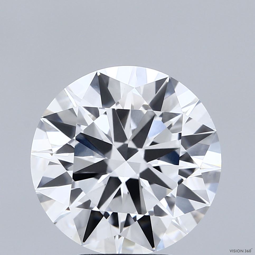 4.71ct Round F VVS2 Lab Created Diamond
