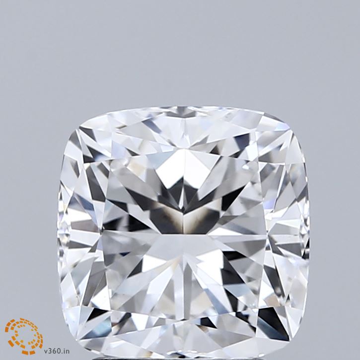 3.06ct Cushion D VS1 Lab Created Diamond