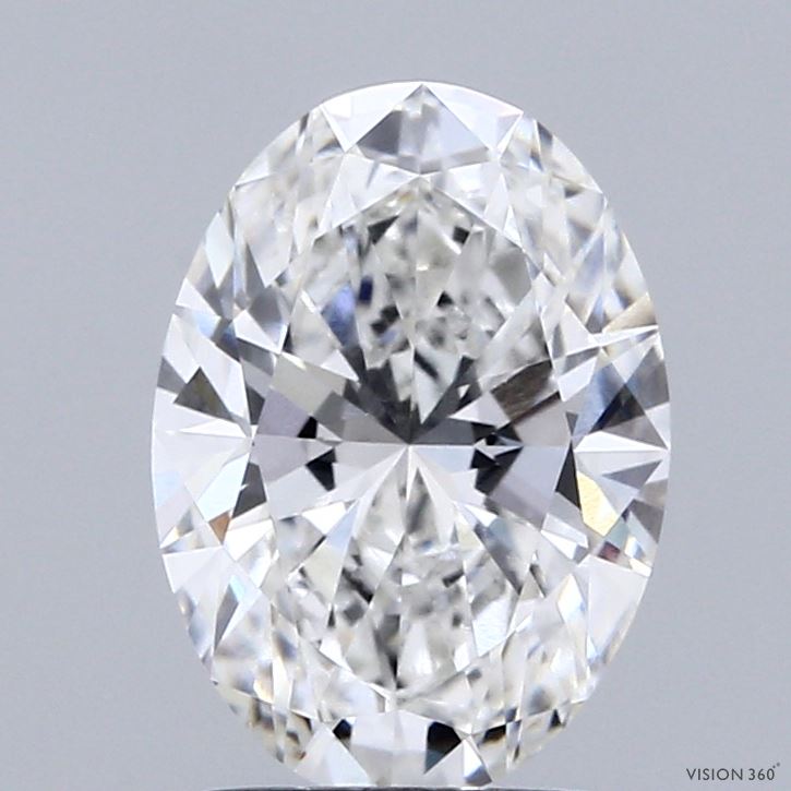2.02ct Oval F VVS2 Lab Created Diamond