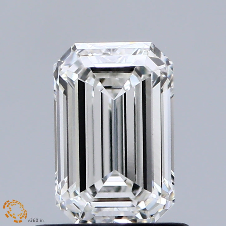 0.91ct Emerald G VS1 Lab Created Diamond