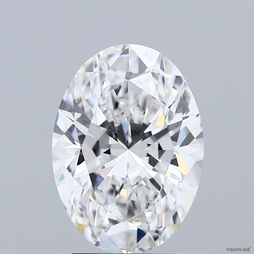 3.08ct Oval E VVS1 Lab Created Diamond