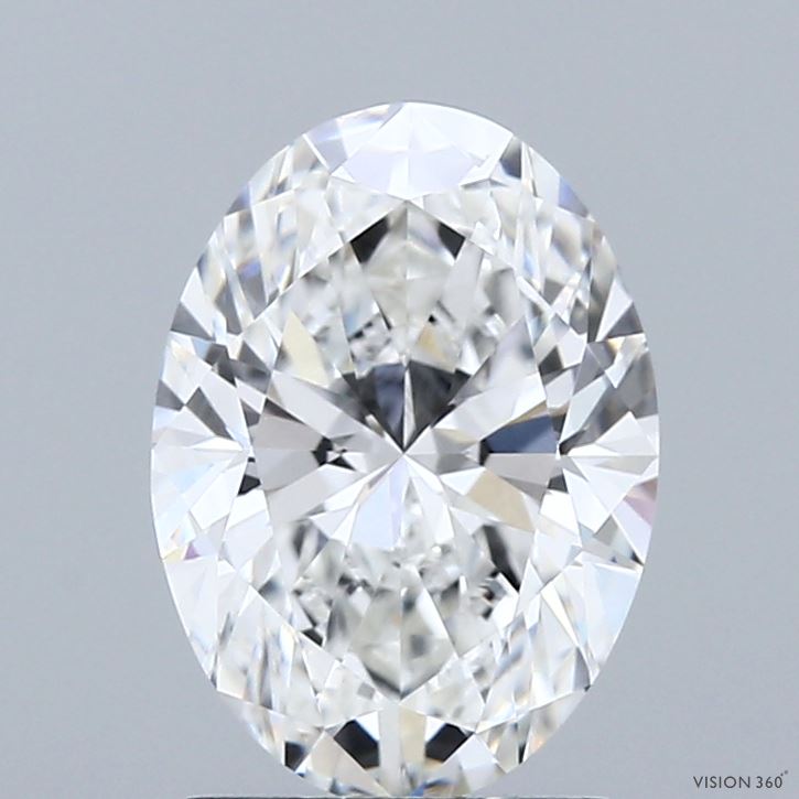 2.07ct Oval E VS1 Lab Created Diamond