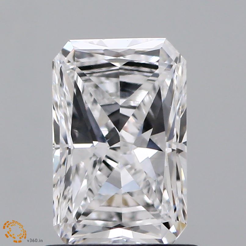 0.98ct Radiant D VVS2 Lab Created Diamond