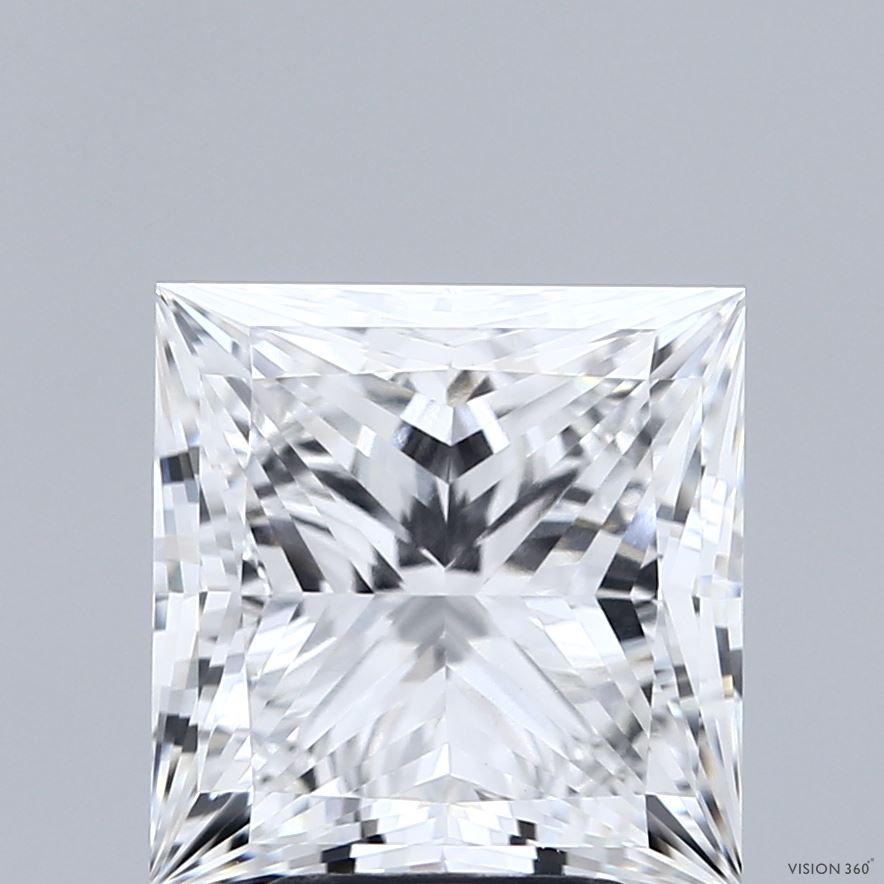 4.5ct Princess E VVS2 Lab Created Diamond