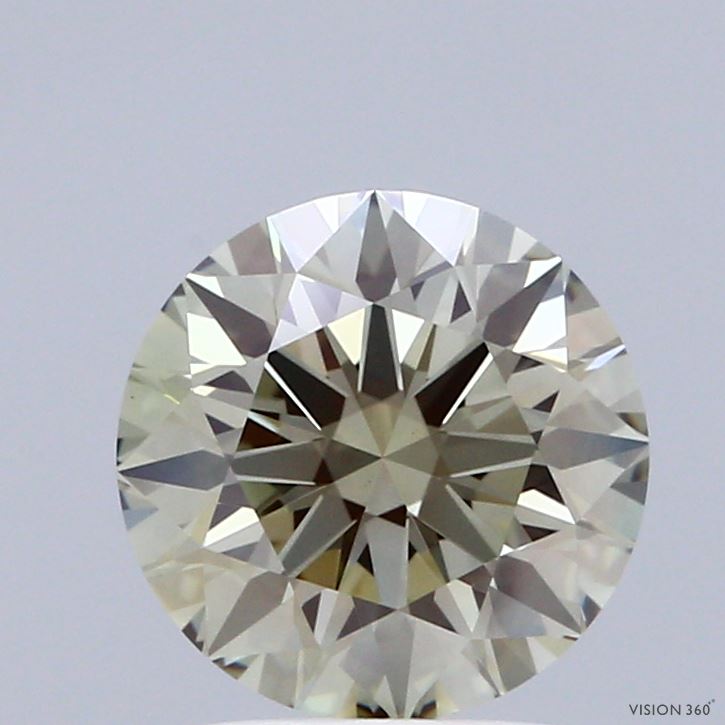 2.02ct Round FANCY INTENSE GREEN VVS2 Lab Created Diamond