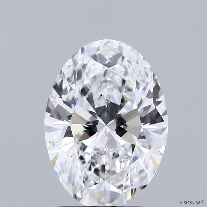 1.52ct Oval D VVS2 Lab Created Diamond