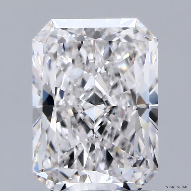 1.5ct Radiant F VVS2 Lab Created Diamond