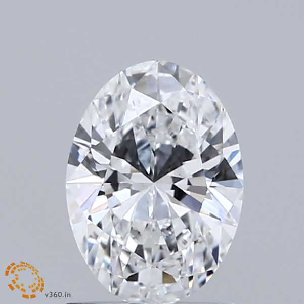 1.04ct Oval D VS1 Lab Created Diamond