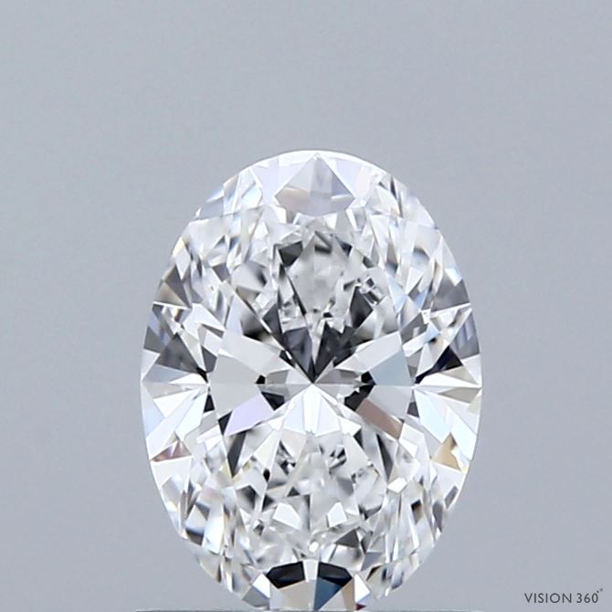 1.07ct Oval D VVS2 Lab Created Diamond
