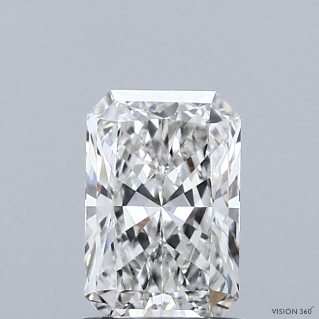 1.04ct Radiant F VS1 Lab Created Diamond