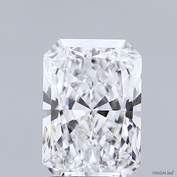 1.62ct Radiant D VVS1 Lab Created Diamond
