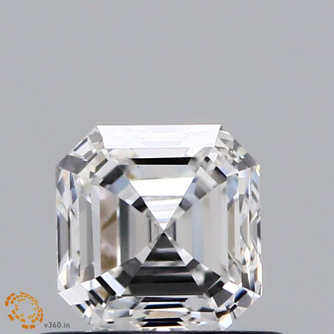 0.8ct Asscher F VS1 Lab Created Diamond