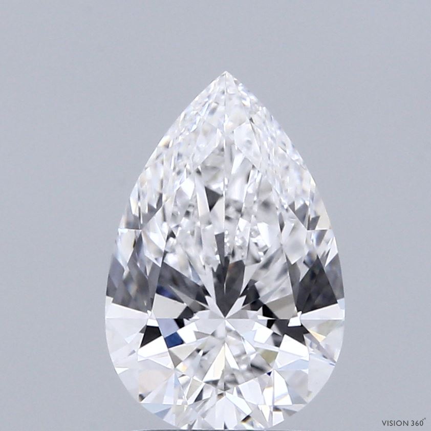 2ct Pear E VVS2 Lab Created Diamond