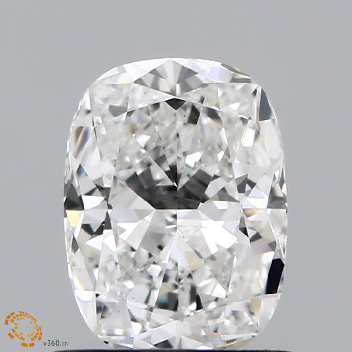 0.95ct Cushion F VS1 Lab Created Diamond