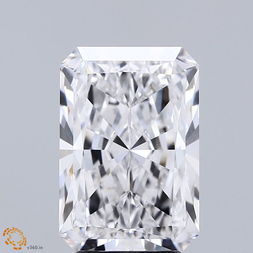 3.58ct Radiant E VVS1 Lab Created Diamond