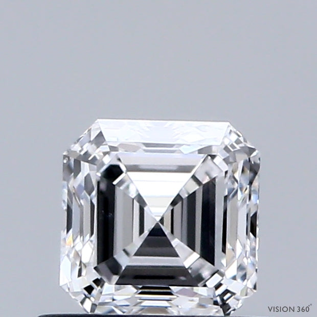 0.6ct Asscher D VVS2 Lab Created Diamond