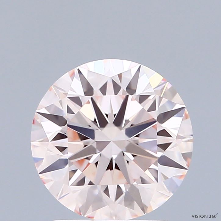 2.03ct Round FANCY PINK VS1 Lab Created Diamond