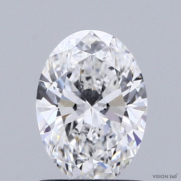 1.06ct Oval E VVS2 Lab Created Diamond