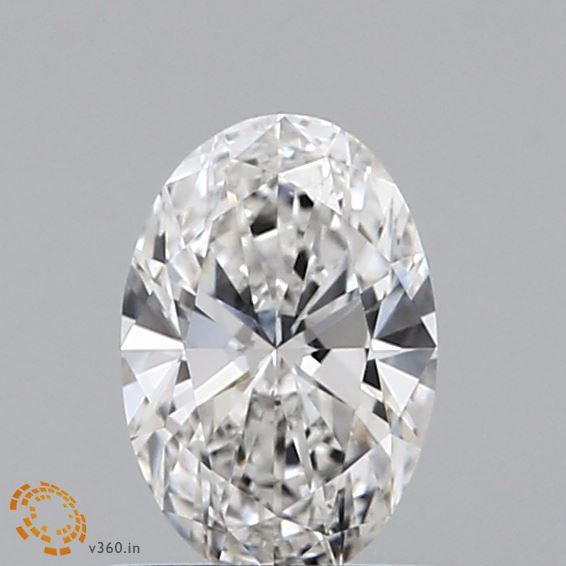 0.64ct Oval G VVS2 Lab Created Diamond