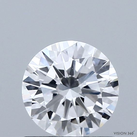 0.88ct Round D VS1 Lab Created Diamond