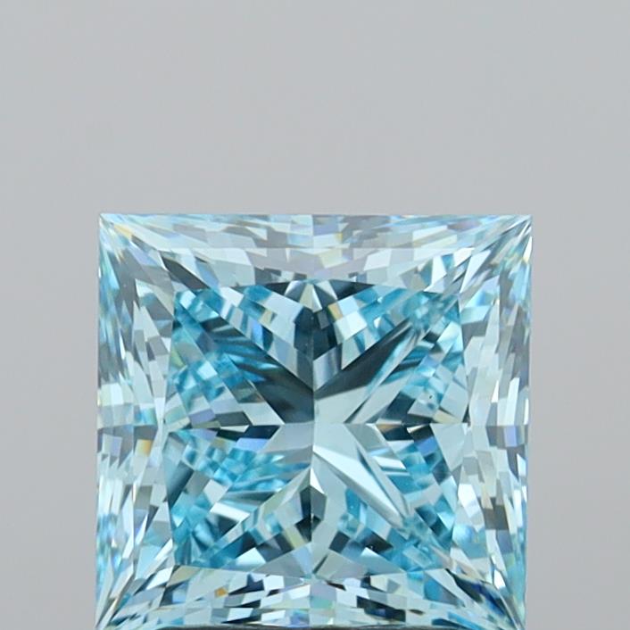 2.93ct Princess  VVS2 Lab Created Diamond