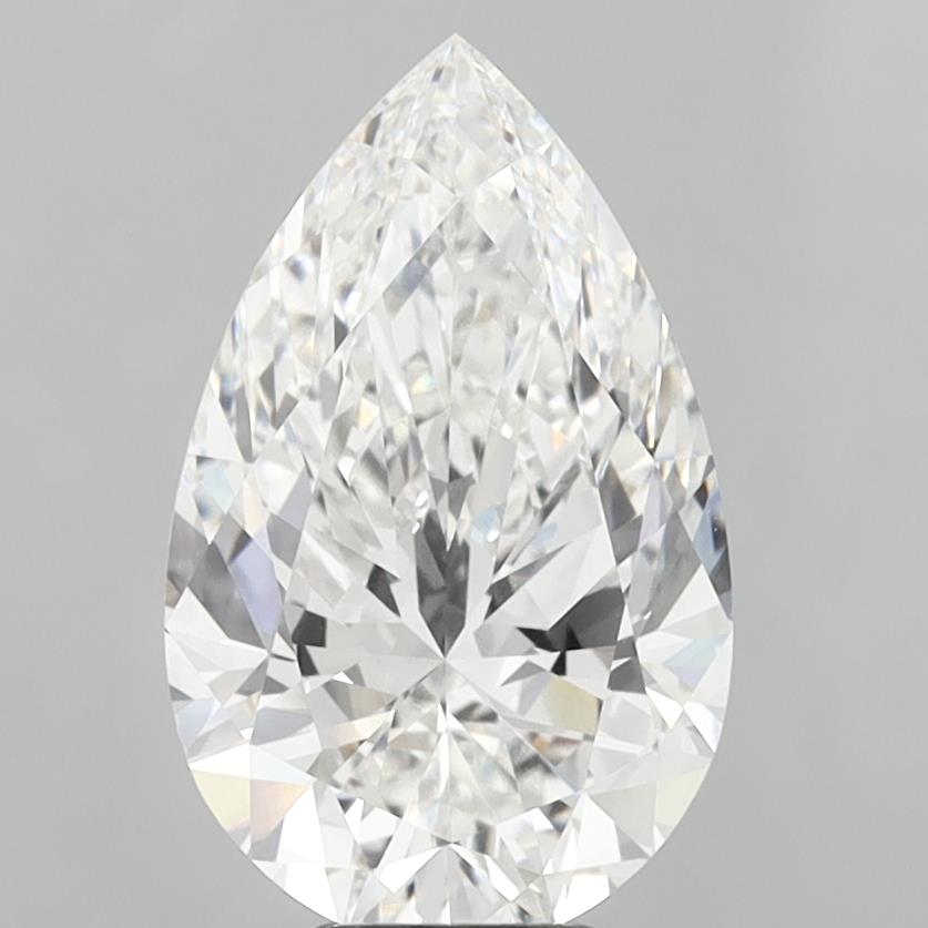 7.04ct Pear E VVS1 Lab Created Diamond