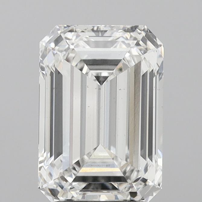 2.84ct Emerald E VS2 Lab Created Diamond