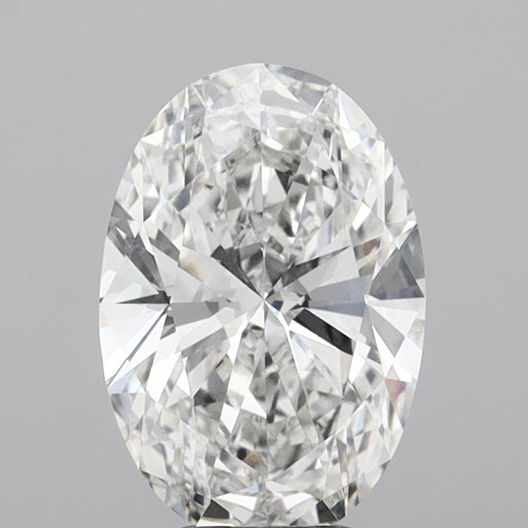 4.86ct Oval F VS1 Lab Created Diamond
