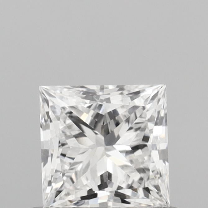 0.51ct Princess D VVS2 Lab Created Diamond