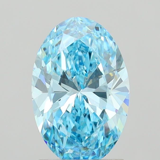 1.86ct Oval  VVS2 Lab Created Diamond