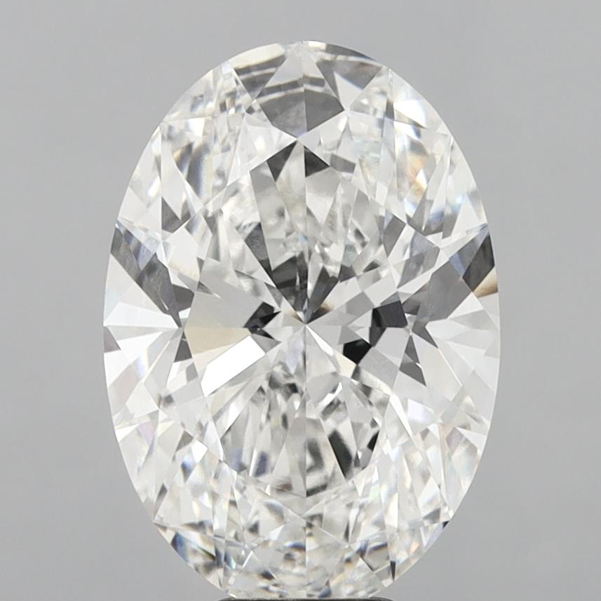 9.1ct Oval F VVS2 Lab Created Diamond