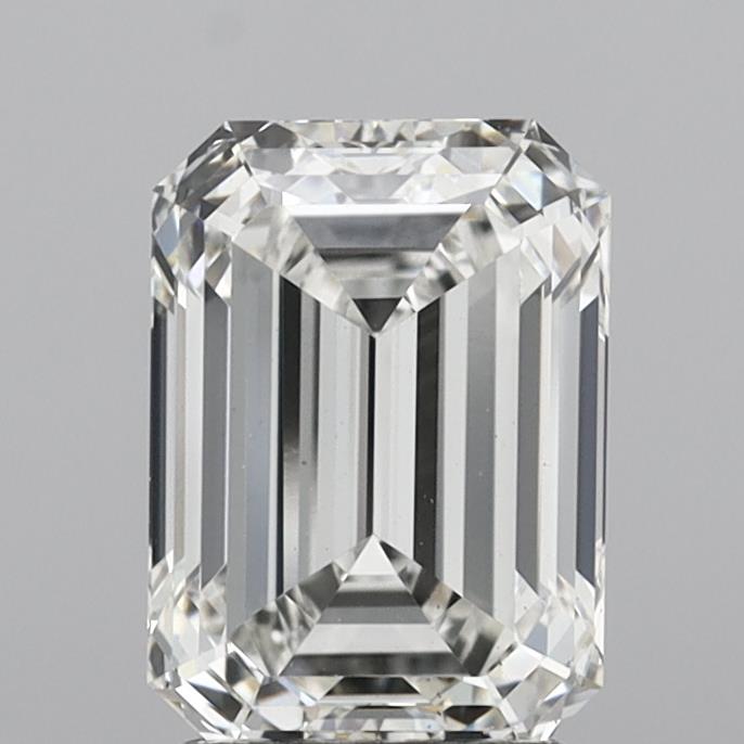 2.84ct Emerald G VS1 Lab Created Diamond