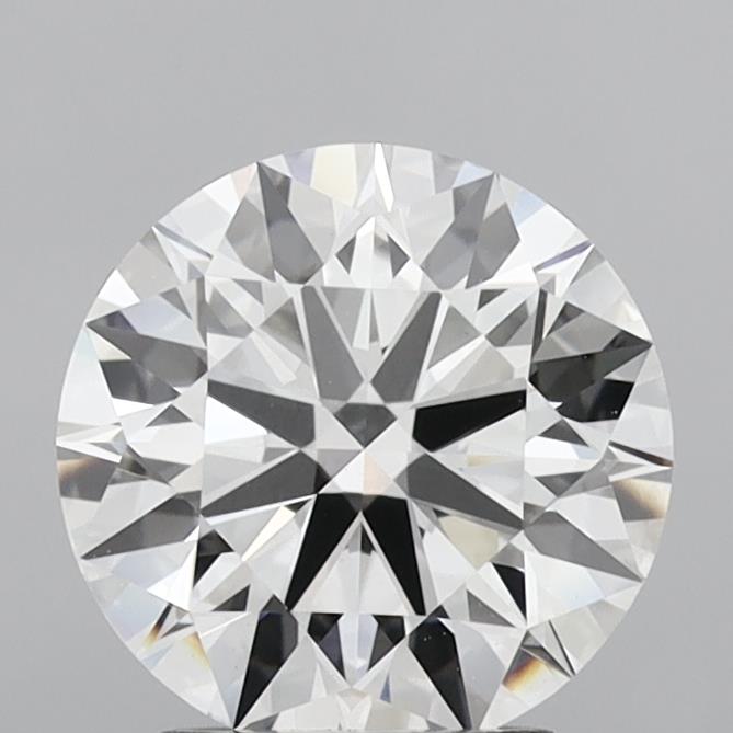 2.89ct Round F VVS2 Lab Created Diamond