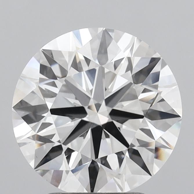 3.02ct Round E VVS2 Lab Created Diamond