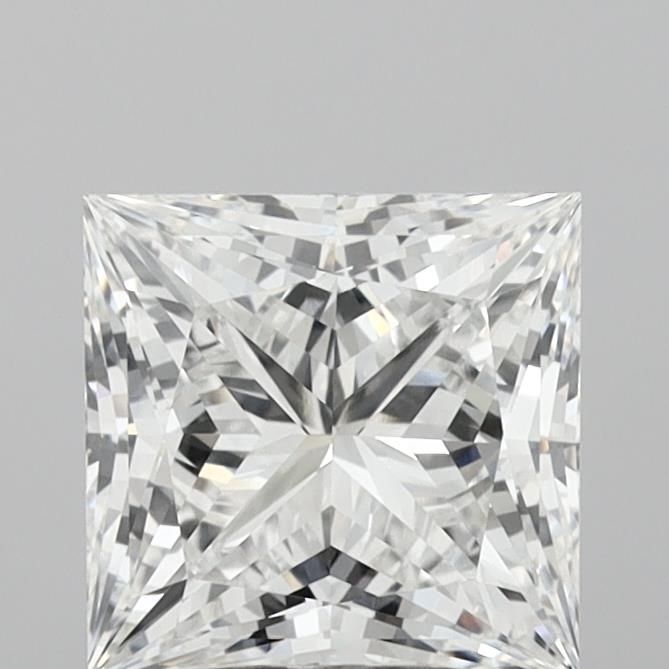 3.03ct Princess E VVS2 Lab Created Diamond