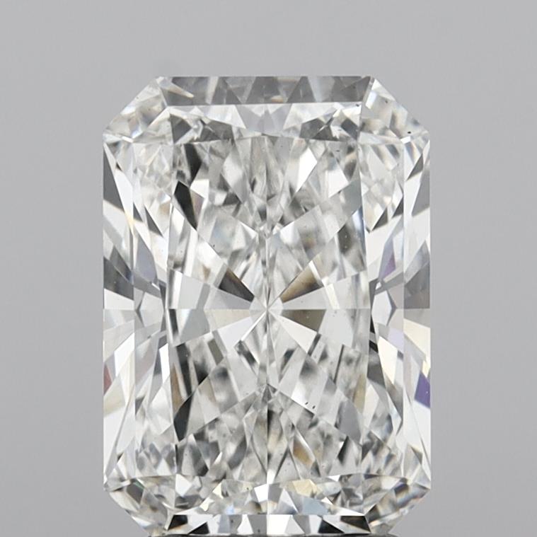 3.37ct Radiant F VS2 Lab Created Diamond