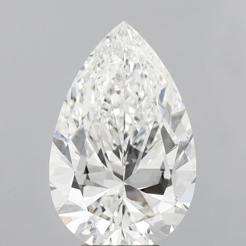 5ct Pear F VS1 Lab Created Diamond