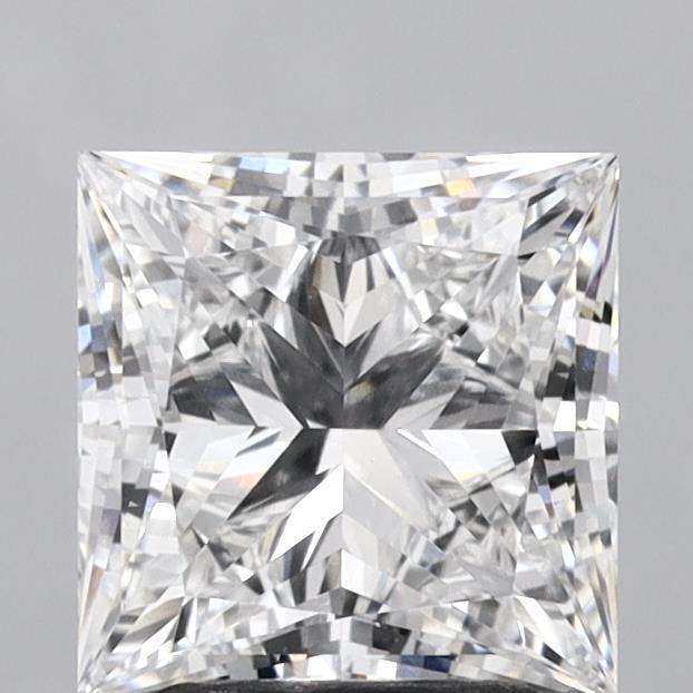 2.74ct Princess E VVS2 Lab Created Diamond