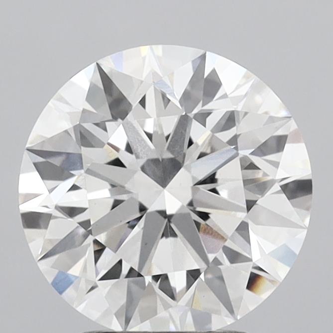 3.02ct Round E VVS2 Lab Created Diamond