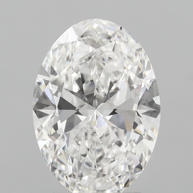 3.08ct Oval D VVS2 Lab Created Diamond