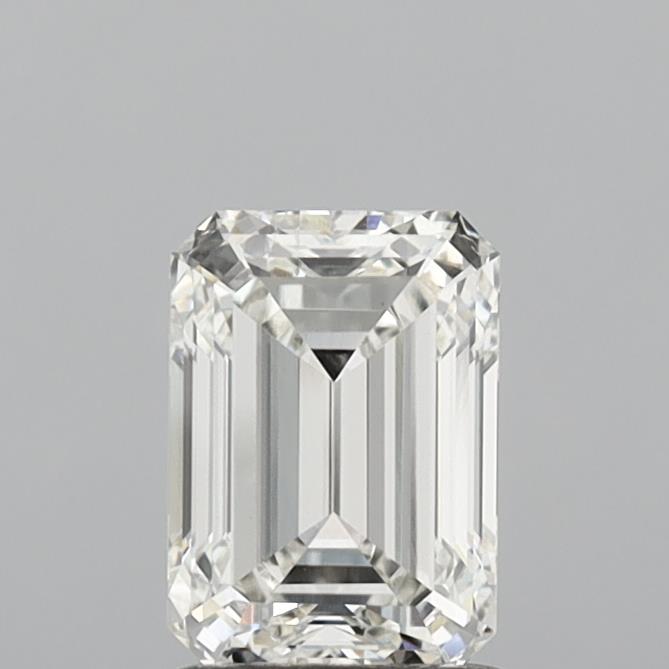 1.48ct Emerald H VVS2 Lab Created Diamond