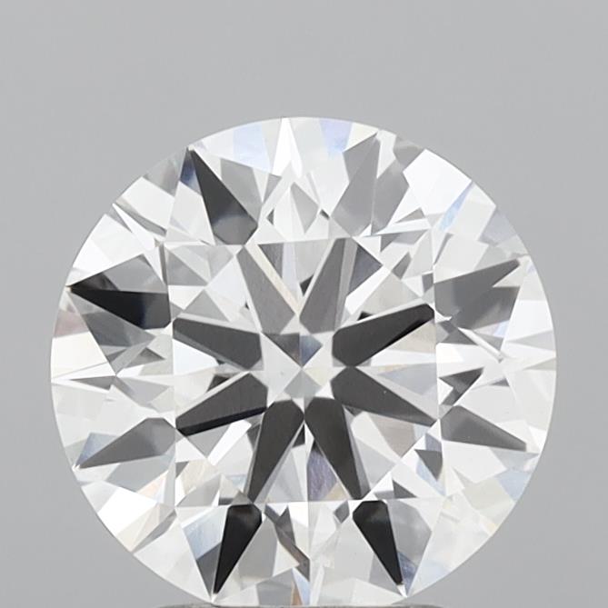 2.6ct Round D VVS2 Lab Created Diamond