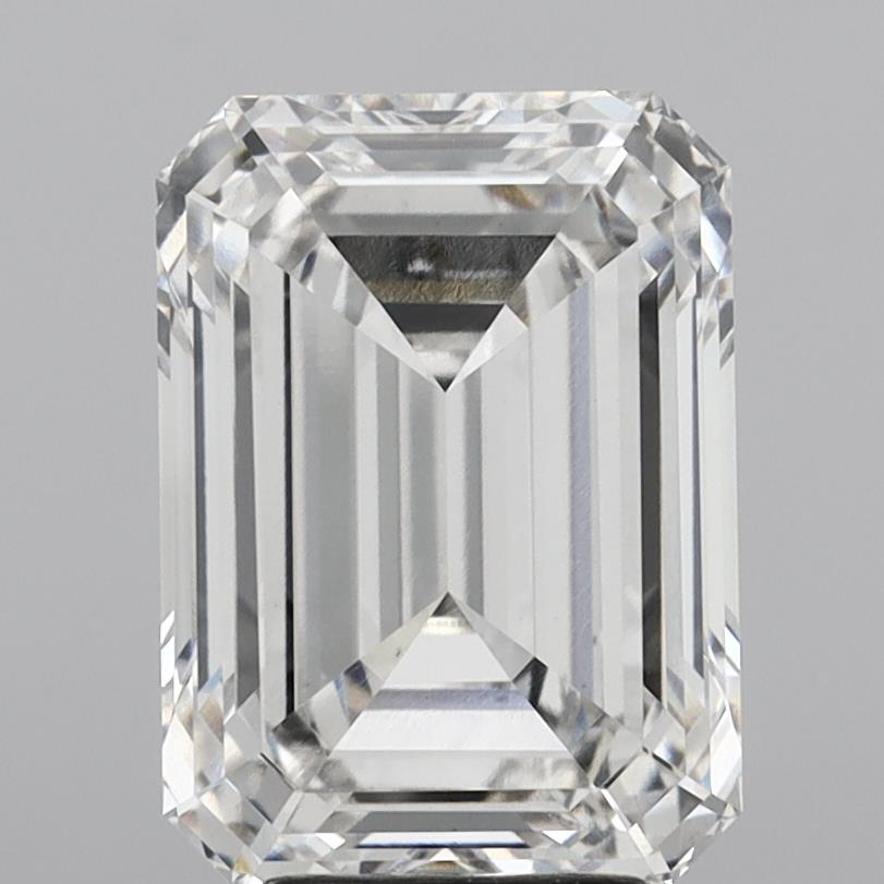 5.37ct Emerald G VVS2 Lab Created Diamond